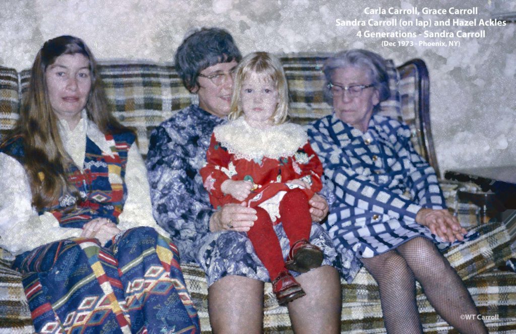 1973 Photo  4 Gen. Carla, Grace, Sandra Carroll & Hazel Ackles