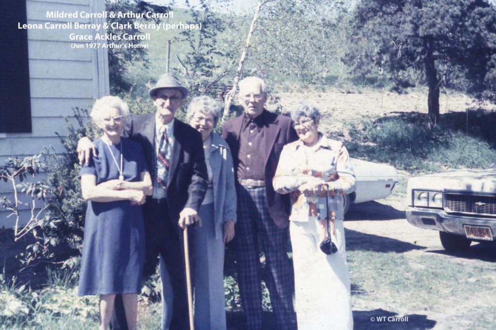 1977 Photo of Russell's Uncle Arthur taken at  his home.