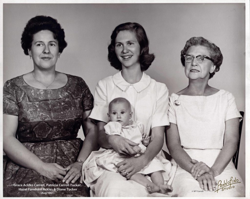 Aug 1961 4 generations on Pat's family