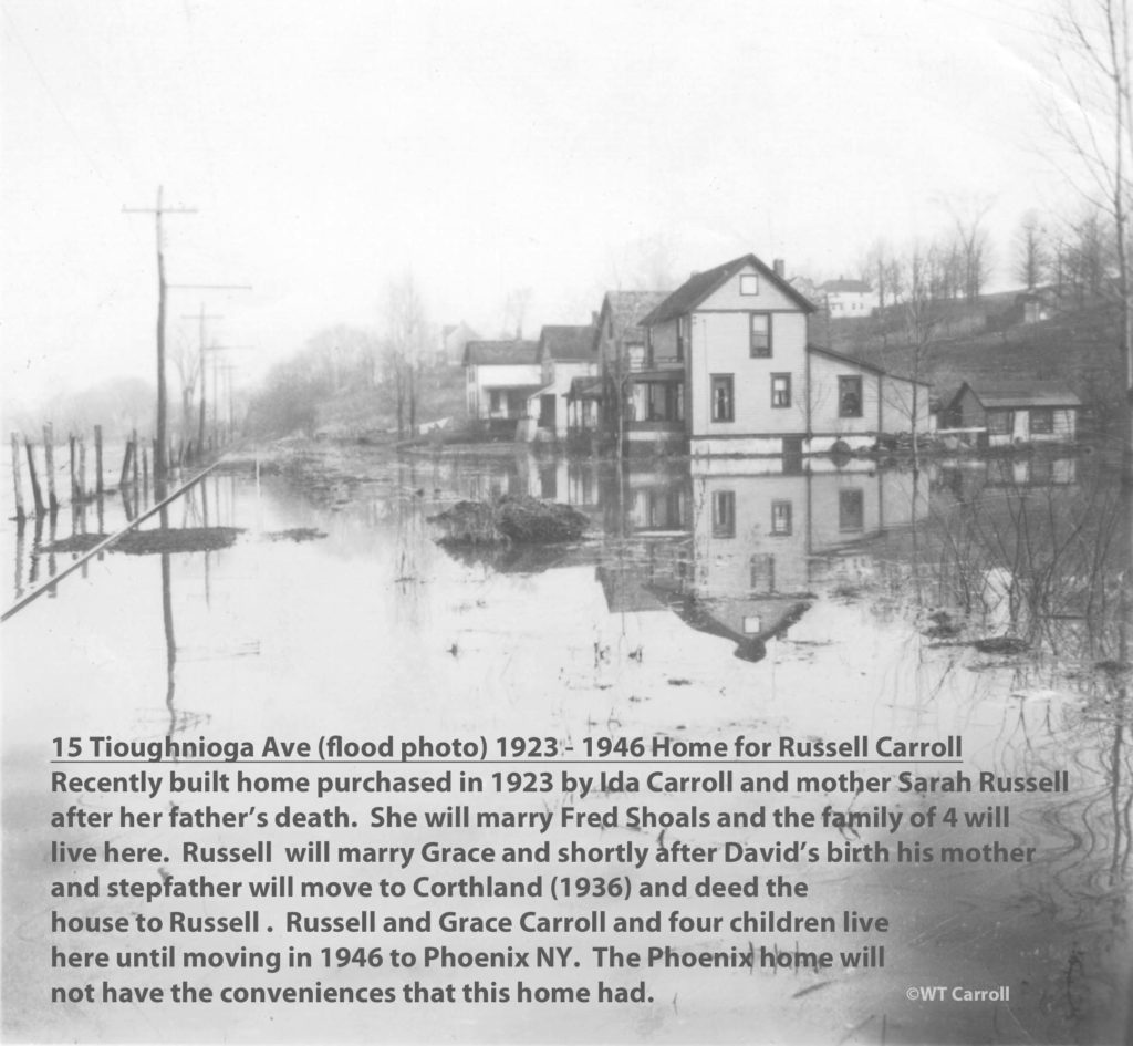 1920's Flood 15 Tioughnioga Ave, Cortland, NY