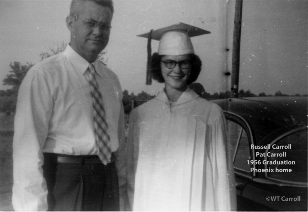 1956 Graduation photo of Pat Carroll