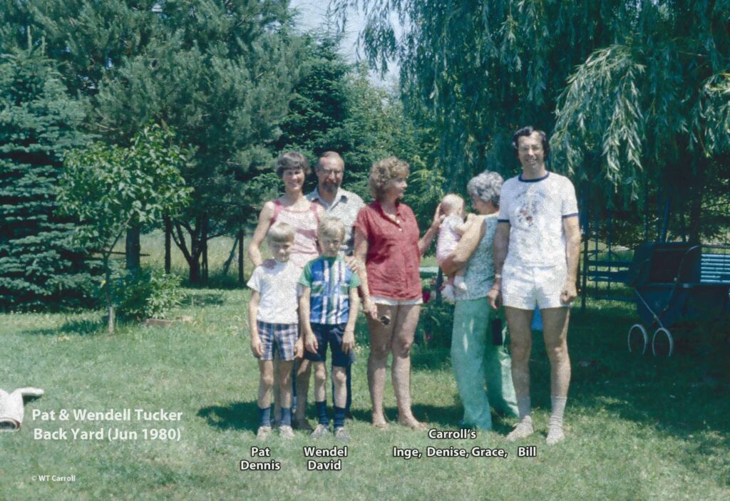 1980 Photo of Bill & Inge Carroll w/ sister Pat