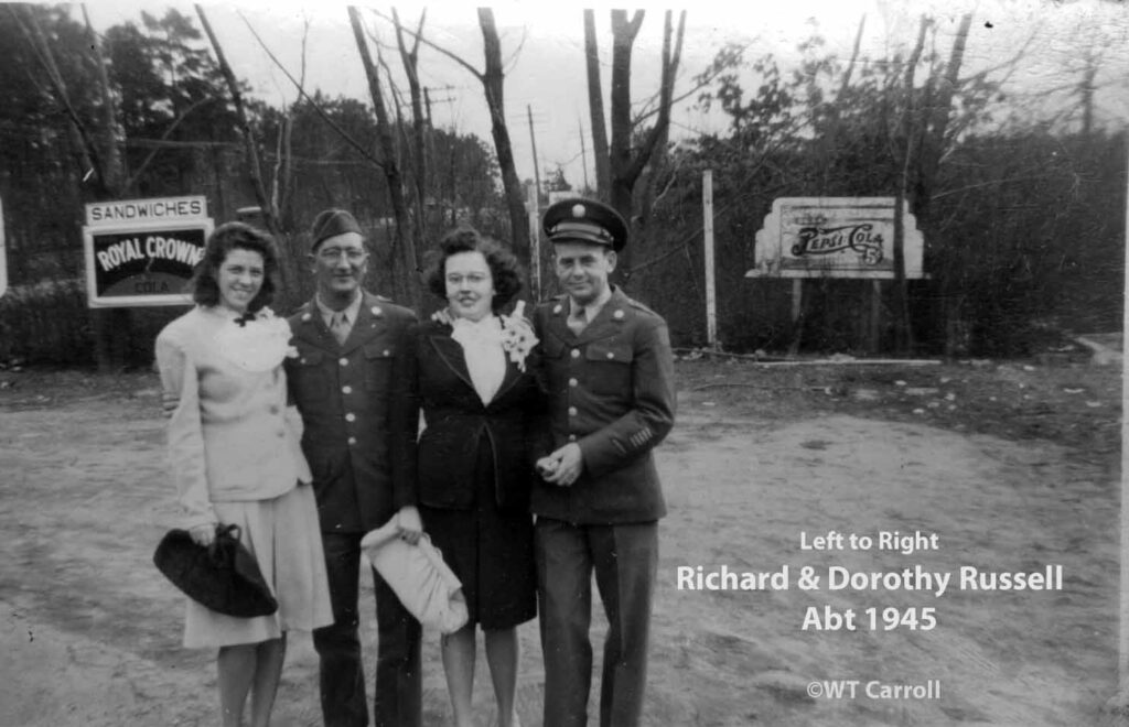 1945 Photo of Richard & Dorothy Russell