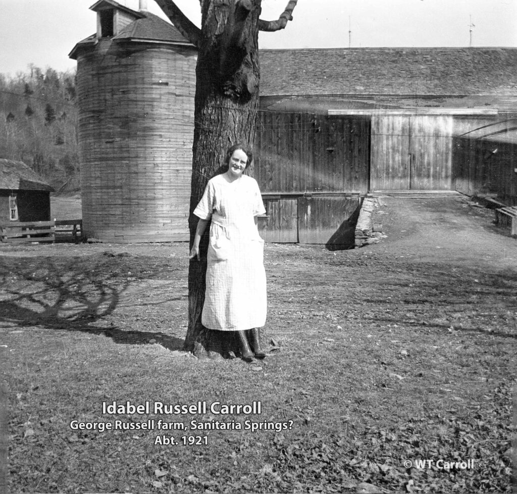 1921 Idabel Russell Carroll George Russell farm, Sanitaria Springs